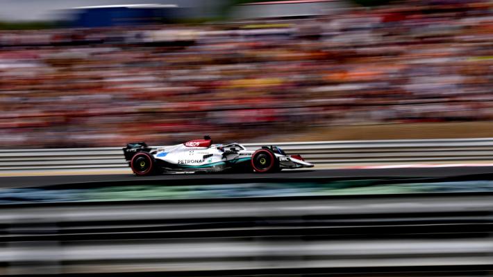 Gp Ungheria, pole per Russell. Beffate le Ferrari