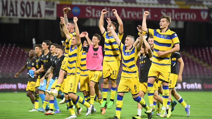 Personalità e difesa solida: il Parma non sbaglia le occasioni e batte la Salernitana 2-0 