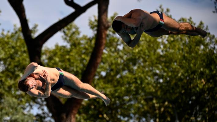 Europei di nuoto: tuffi, la coppia Marsaglia-Tocci argento nei 3m sincro 