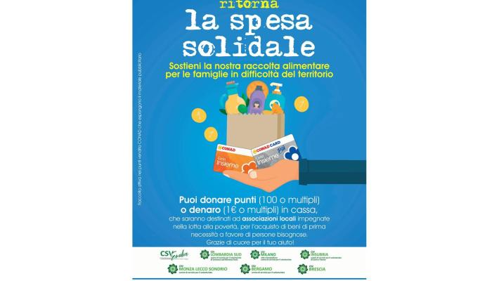 Torna la spesa solidale in tutti i centri Conad di Parma e provincia
