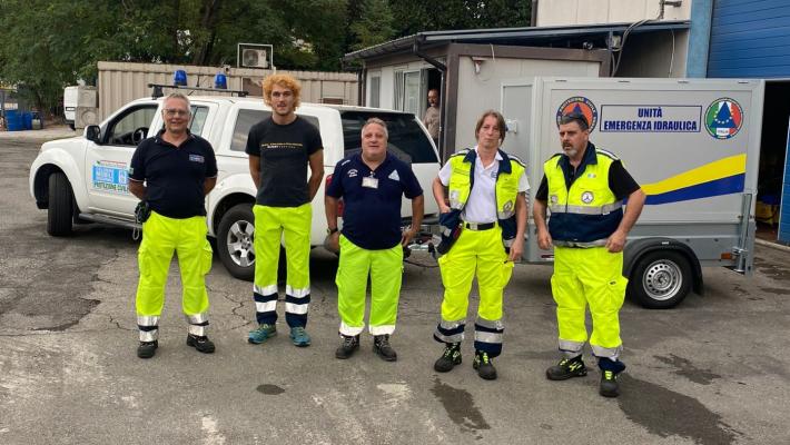 Due squadre della Protezione Civile partite da Parma per le Marche