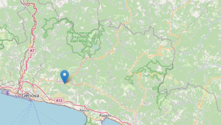 Forte scossa di terremoto (4.1) in provincia di Genova avvertita anche in alta Valtaro e Valparma 