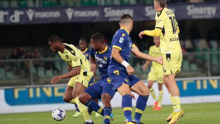 Posticipo di serie A:  l'Udinese vince in casa del Verona