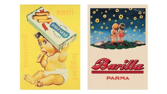 Una stori centenaria in 4 poster d'autore Barilla