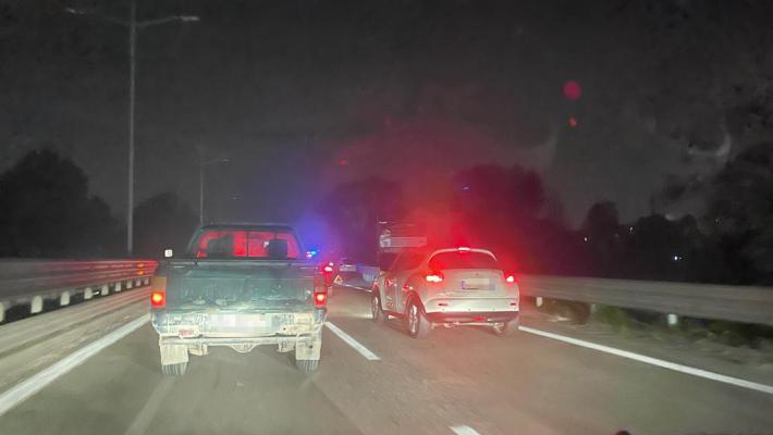 Incidente in tangenziale sud, tre auto coinvonte, un ferito