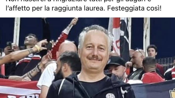 C'e' la partita del Bari, si laurea online in autogrill prima di arrivare al Tardini