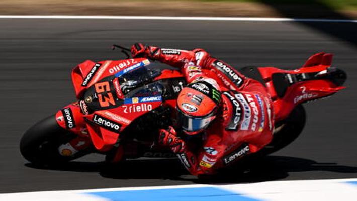 MotoGp: Malesia; vince Bagnaia, e' a -2 punti dal Mondiale 