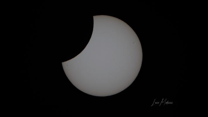 Eclissi di sole di Martedì 25 Ottobre da Vicofertile