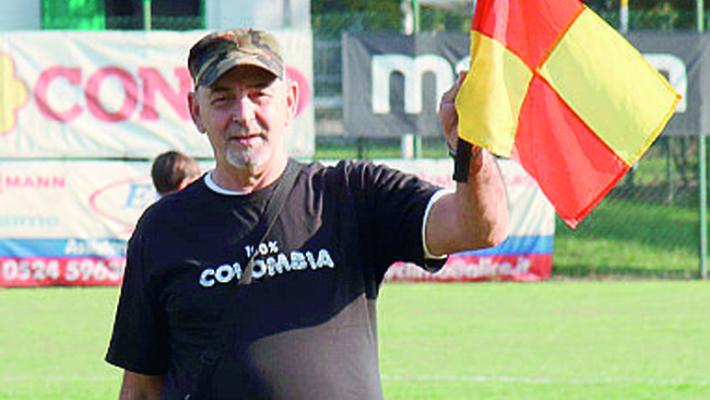 Faroldi, la bandierina in mano  e il Soragna calcio nel cuore 