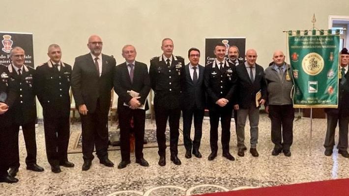 Il generale Zuccher a Parma, Medaglia Mauriziana per 9 carabinieri