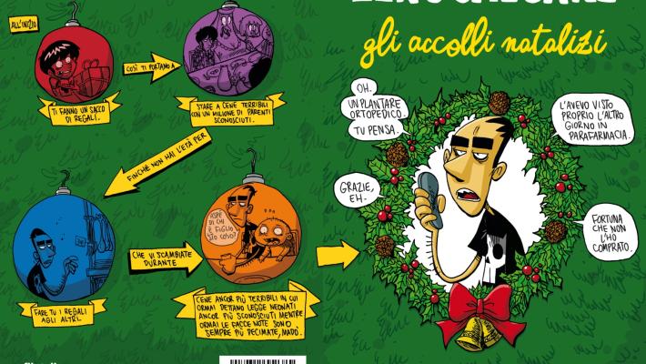 Zerocalcare disegna il biglietto di auguri per Poste Italiane. Disponibile anche a Parma e in tutta la provincia