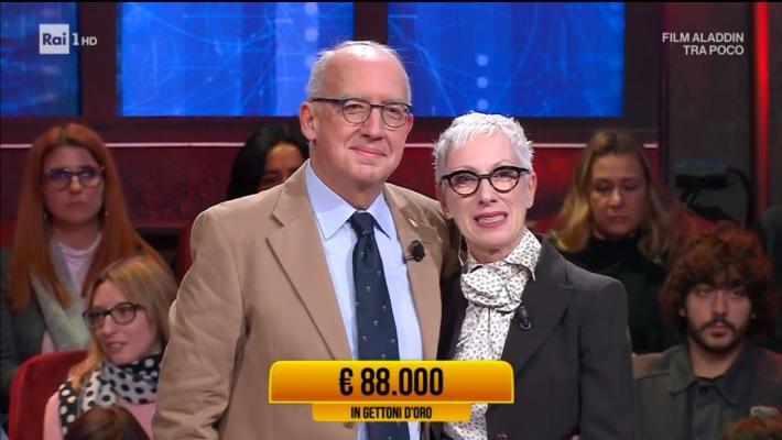 Coppia parmigiana vince 88mila euro ai Soliti ignoti