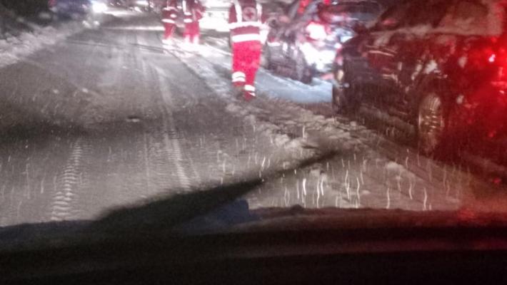 L'Italia nella morsa del gelo, in Molise  intrappolati in auto per ore