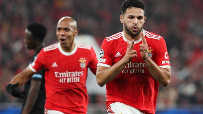 Champions: il Benfica strapazza il Bruges  (5-1) e va ai quarti