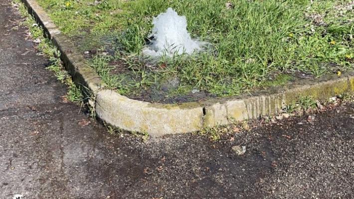 Acqua, che spreco al parco Falcone e Borsellino