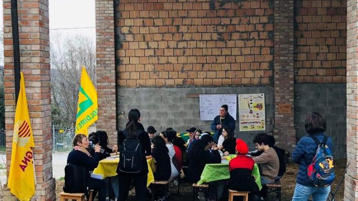 Gli studenti imparano a fare il pane con Coldiretti donne impresa