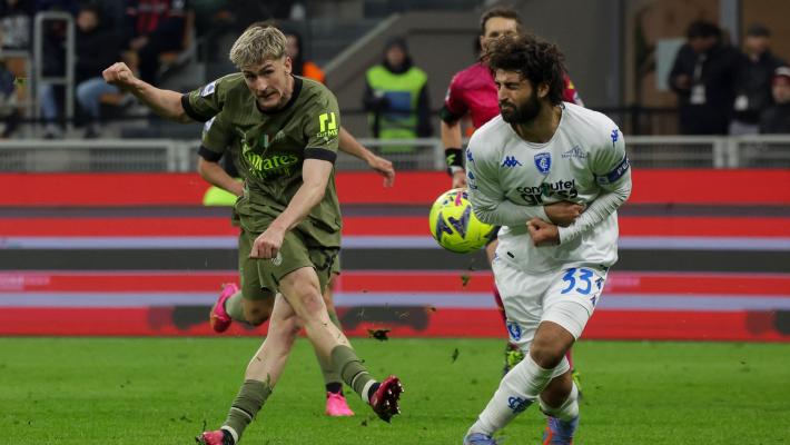 Serie A: Il Milan spreca un'occasione e non va oltre lo 0-0 con l'Empoli