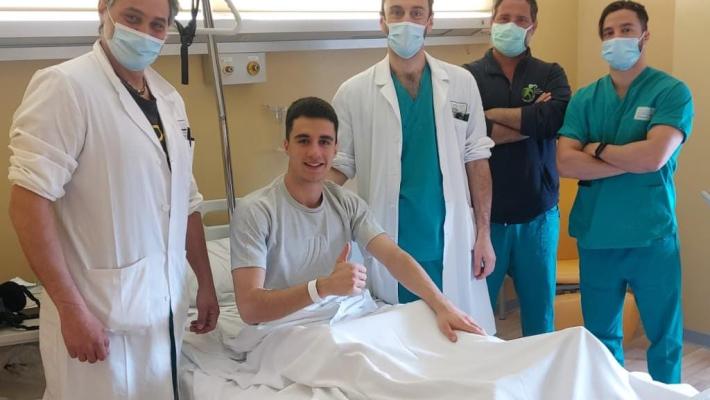 Ospedale di Borgotaro, riuscito l'intervento alla caviglia di  Joao Moutinho, giocatore dello Spezia
