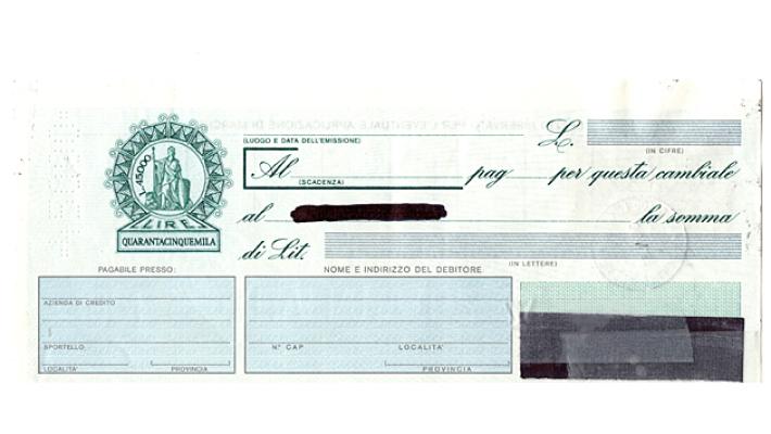 Tornano di moda le cambiali, nel 2022 oltre 200mila