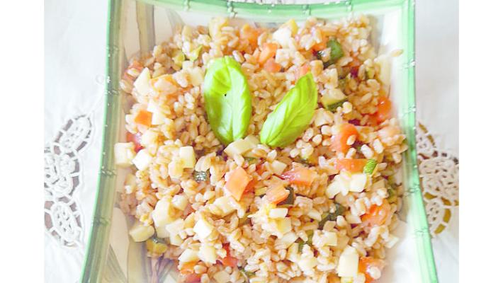 Insalata di farro all'aceto balsamico