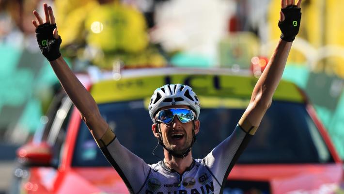Tour, Poels vince per distacco la tappa del Monte Bianco.  Vingegaard resta in giallo