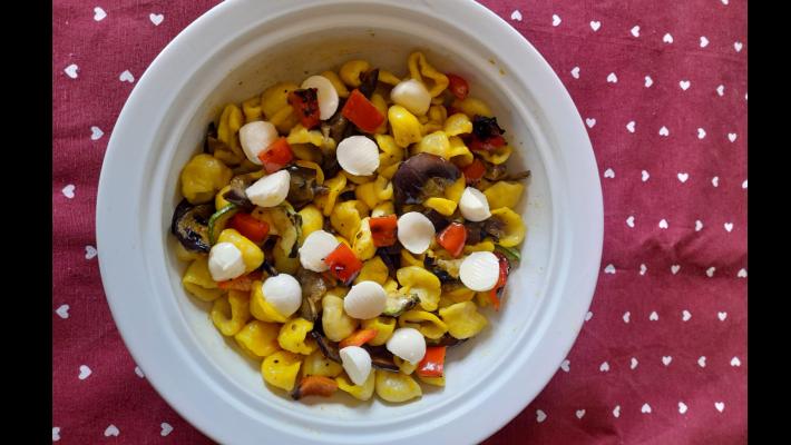 Orecchiette con verdure grigliate