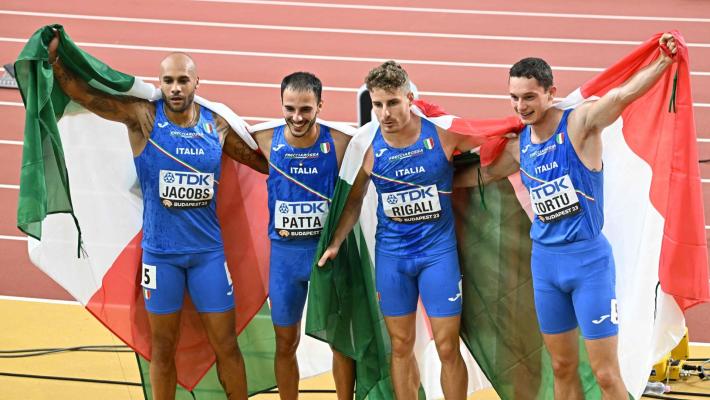 Mondiali di atletica, Italia medaglia d'argento nella 4X100. 4X100 femminile, Italia quarta