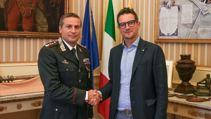 Il Sindaco Guerra incontra il Colonnello Pagliaro