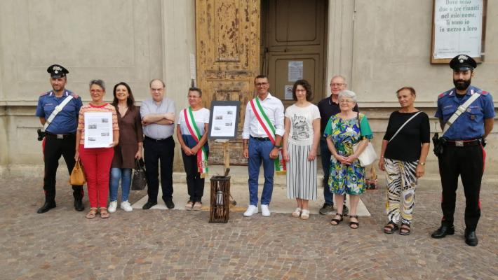 La "lanterna del Po", partita da Polesine Zibello, è arrivata a Gavello nel Rodigino in nome della pace