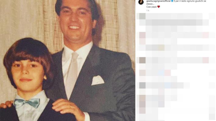 Morto il padre di Gianluca Grignani. Il cantautore gli dedicò il suo brano dell'ultimo Sanremo