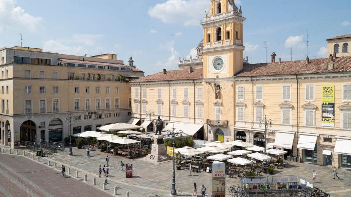 Presidio per il cessate il fuoco in Palestina Piazza Garibaldi - Parma