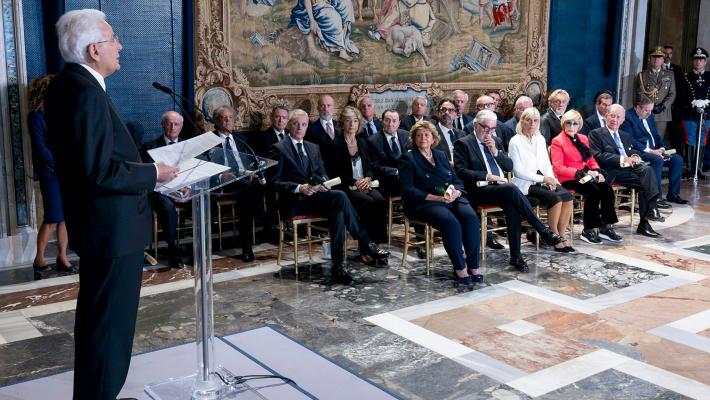 Cavalieri del Lavoro, consegnate al Quirinale le onorificenze