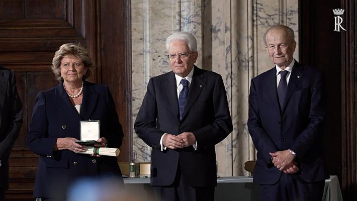 L'armatrice al Quirinale