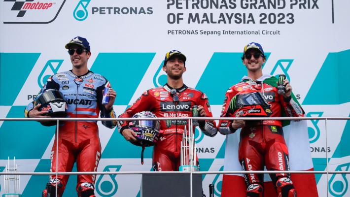 Moto Gp: Malesia, vince  Bastianini e Bagnaia allunga su Martin