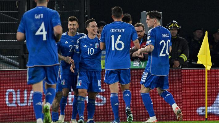 Qualificazioni per Euro2024: l'Italia batte la Macedonia del Nord 5-2