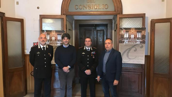 Sicurezza e nuova caserma: in visita il colonnello Pagliaro
