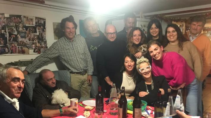 Cena bussetana per Rhett Turner con gli amici del Bunker