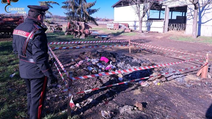 Medesano, agricoltore nei guai per avere bruciato dei rifiuti