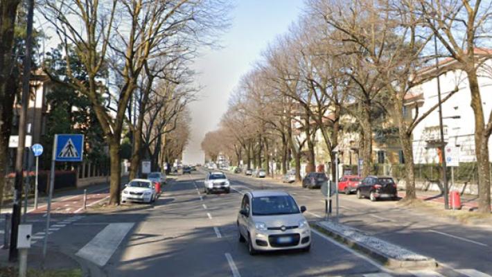 Incidente sullo Stradone, coinvolti uno scooter e una bici 