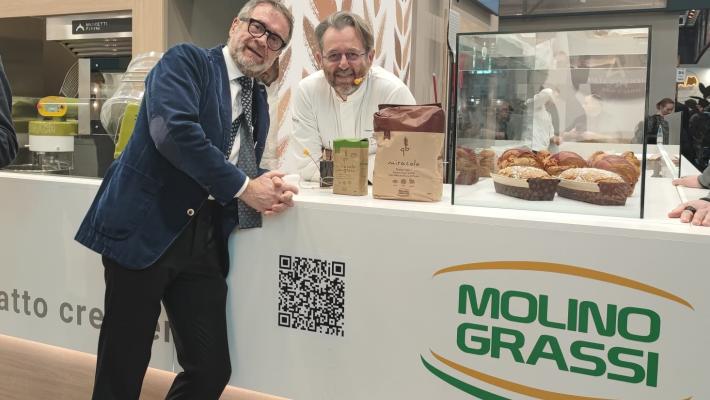 Molino Grassi al Sigep con la Farina del Miracolo