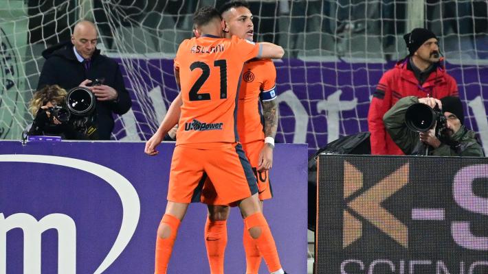 Serie A: l'Inter batte la Fiorentina con un (discusso) gol del solito Lautaro Martines