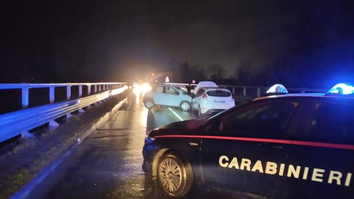 Incidente stradale con 4 feriti