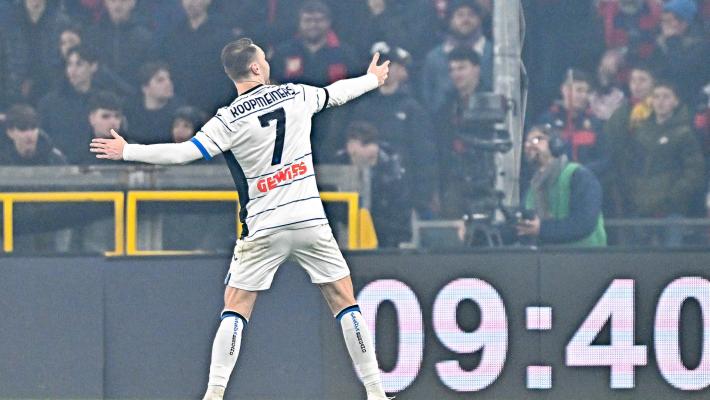 Serie A, troppa Atalanta per il Genoa (4-1): poker di gol e quarto posto in classifica
