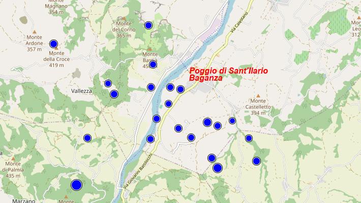 Sciame sismico senza fine, 27 terremoti dalle undici di ieri sera: la pi&ugrave; forte, 3.8, alle 14:46 a Calestano. In serata altre scosse potenti: una del  3.0 a Langhirano e una del 2.9 a Felino