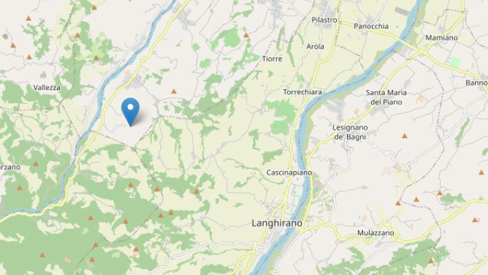 Terremoto tra Langhirano e Felino: nuove scosse nella notte fino a magnitudo 3.1 