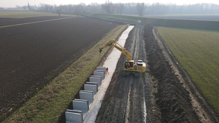 Canale Ottomulini: la Bonifica Parmense dà il via al cantiere insieme ad Anbi, Comune di Sissa Trecasali e Regione Emilia Romagna