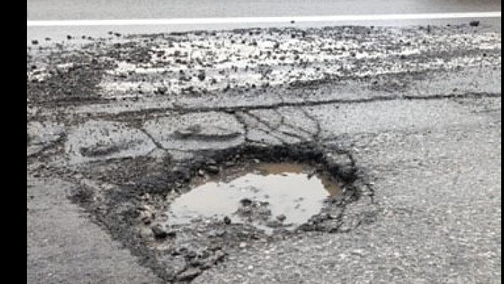 Buche in tangenziale Nord