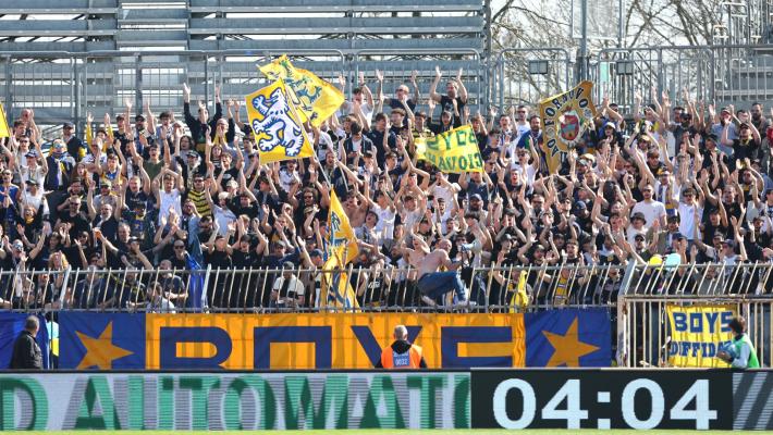 Possesso palla dei crociati - 61' Feralpi-Parma 0-1