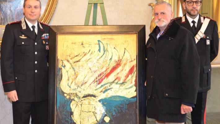 Il Comandante Provinciale dei Carabinieri Col. Andrea Pagliaro e il Professore Roberto Peroncini