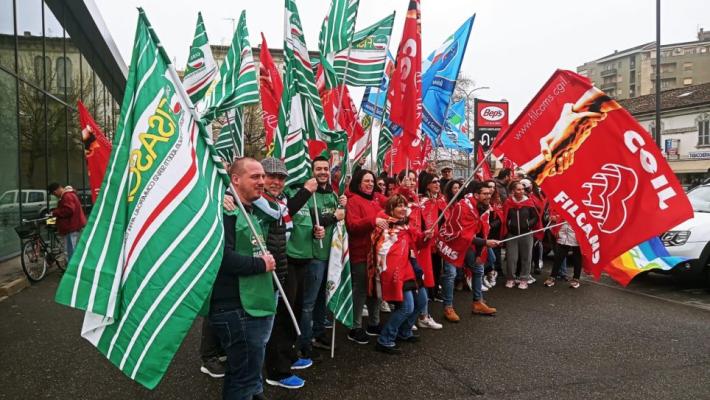Anche a Parma sciopero unitario e presidio per il rinnovo del contratto della grande distribuzione